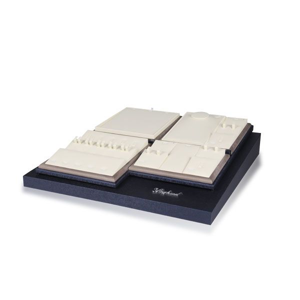 New Product Blue Base Jewelry Display And Storage