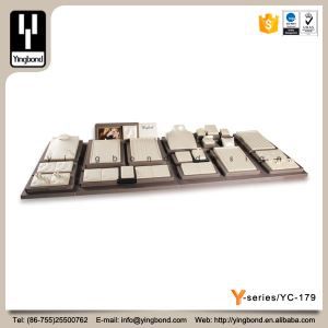 3 Detachable Base Jewelry Display Holder Jewelry Leather Display