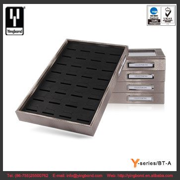 Black Velvet Insert Ring Exhibitor Tray for Counter Jewelry Tray Display Bracelet Jewelry Display Tray