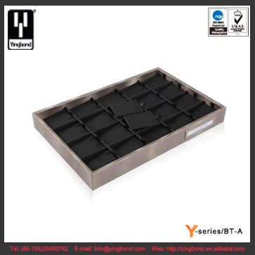 Black Velvet Insert Ring Exhibitor Tray for Counter Jewelry Tray Display Bracelet Jewelry Display Tray