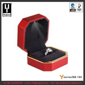 Red Classic Velvet Engagement Small Ring Box